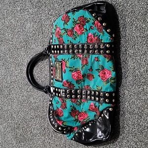 Large Betsey Johnson Floral Purse